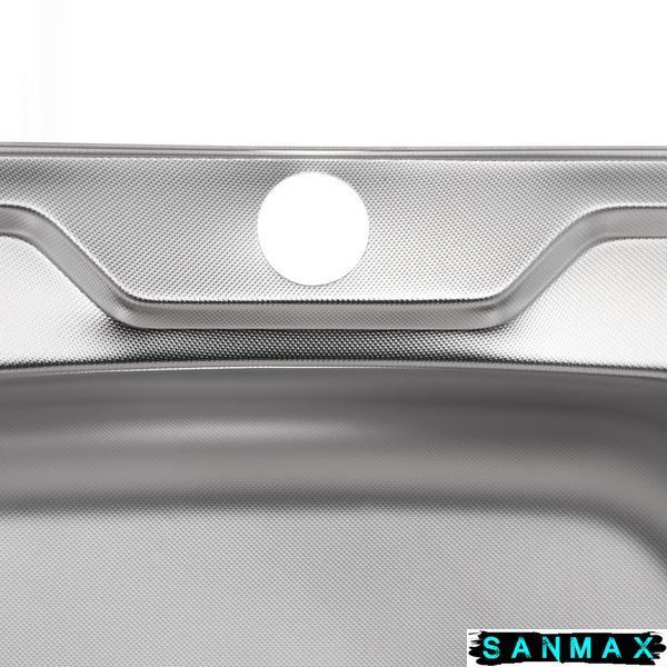 Мийка кухонна Zerix Z5050-08-180Md (Micro Decor) (ZS0583) ZS0583 фото