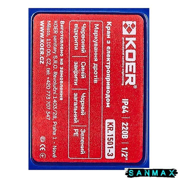 Кран з електроприводом Koer KR.1501-3 (KR5224) KR5224 фото