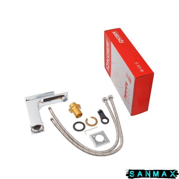 Змішувач для умивальника, хром Koer KB-10010-01 (KR3478) KR3478 фото