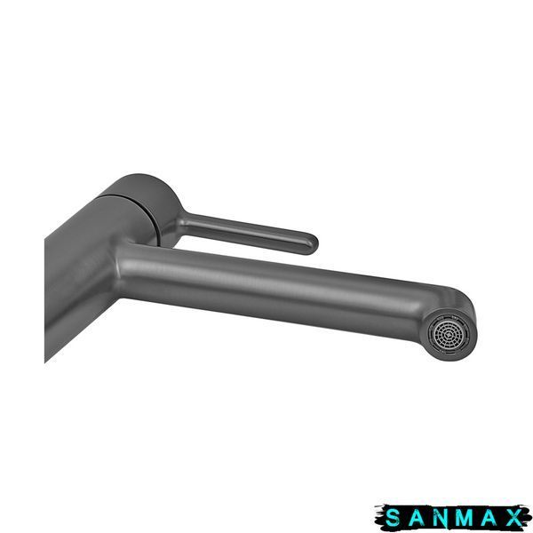 Змішувач для умивальника високий Koer KB-11029-07 Графіт (KR5496) KR5496 фото
