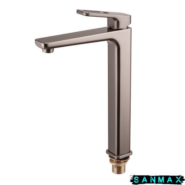 Змішувач для умивальника Koer KB-11031-07 Високий Графіт (KR5435) KR5435 фото