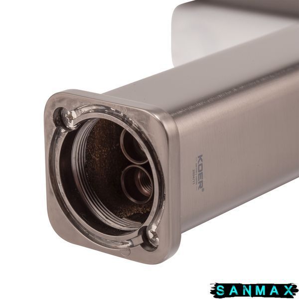 Змішувач для умивальника Koer KB-11031-07 Високий Графіт (KR5435) KR5435 фото