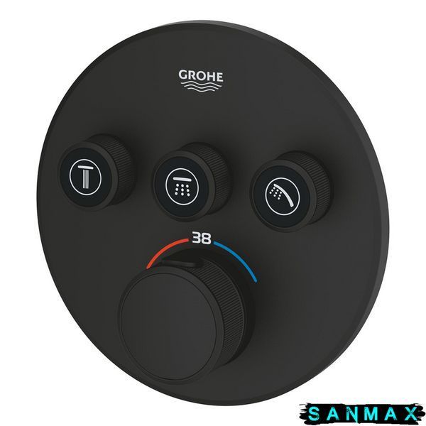 Термостат прихованого монтажу на 3 виходи Grohe Grohtherm SmartControl (29508KF0) 29508KF0 фото