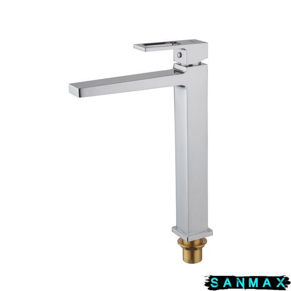 Змішувач для умивальника Haiba Kant 001 High Хром (HB9601) HB9601 фото