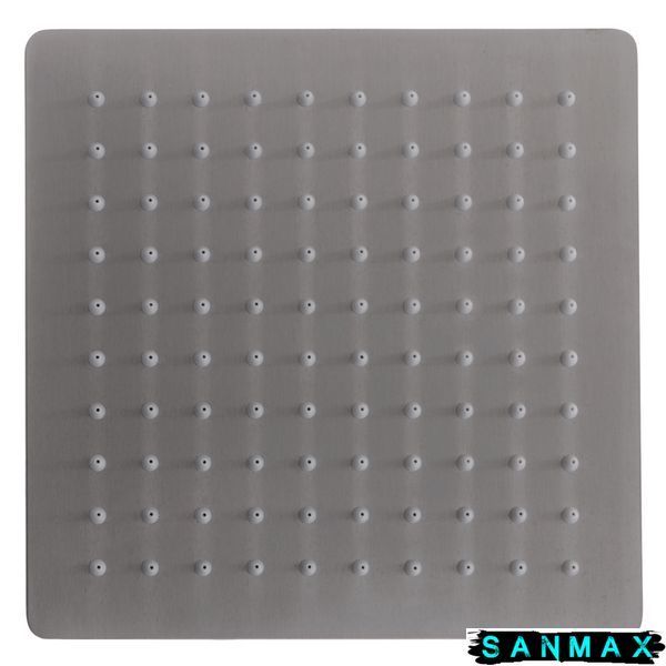 Лійка стельова для душу Zerix LR70015-200 20 см Кругла Нерж (LL1632) LL1632 фото