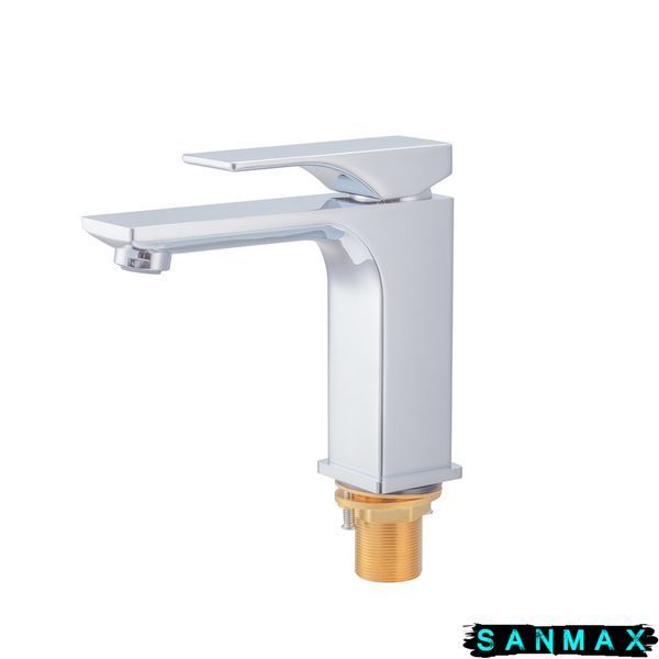 Змішувач для умивальника, хром Koer KB-10010-01 (KR3478) KR3478 фото