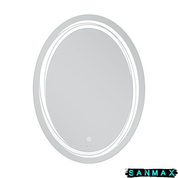 Дзеркало Mixxus Premium Wave MV04-60x80 (Led Touch, Anti-fog, димер (3-6,5kK)) (MP6636) MP6636 фото
