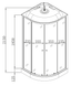 Бокс душовий з гідромасажем Mixxus Strong SBH02-90x90x215-FB Satin низький піддон (MI6890) MI6890 фото 2