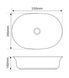 Раковина накладна Mixxus Premium Ellipse-0103 550х390х140mm (MP6553) MP6553 фото 6