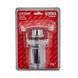 Донний клапан для умивальника з переливом Koer PW-04-01 Хром (KR3398) KR3398 фото 3