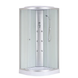 Бокс душовий з гідромасажем Mixxus Strong SBH02-90x90x215-FB Satin низький піддон (MI6890) MI6890 фото 9
