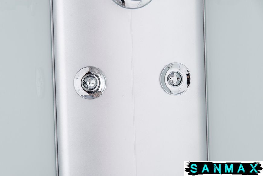 Бокс душовий з гідромасажем Mixxus Strong SBH02-90x90x215-FB Satin низький піддон (MI6890) MI6890 фото