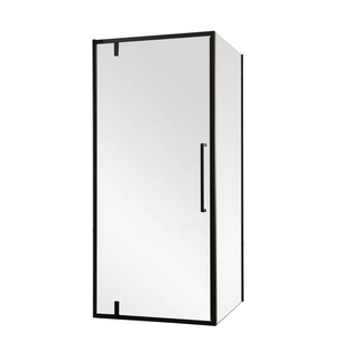 Душова кабіна без піддону Mixxus Premium Bevel SC01-90x90x195-TR Чорний прозоре скло 6мм (MI6864) MI6864 фото
