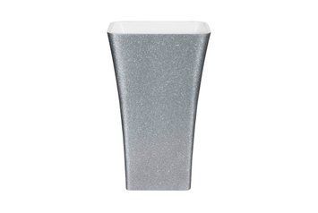 Умивальник вільностоячий Besco Assos Glam срібний 41х52 ретро #UMD-A-WOS фото