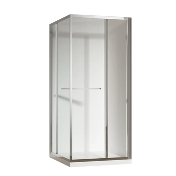 Душова кабіна без піддону Koer SR SC09-90x90x200-L-TR-01 прозоре скло Easy Clean 6мм, хром (KR5683) KR5683 фото