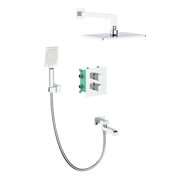 Вбудована душова система термостатична Koer KB-67011-01 Хром (KR4726) KR4726 фото