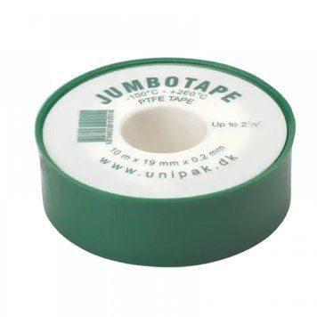 Фум стрічка Unipak Jumbotape Standard 10М*0,2mm*19mm (UP0612) UP0612 фото