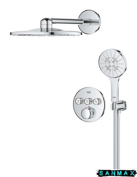 Вбудована душова система термостатична Grohe Grohtherm SmartControl (34863000) 34863000 фото