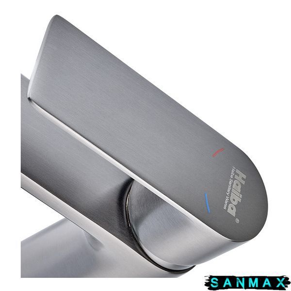 Змішувач для умивальника на гайці Haiba Alex 001 Графіт (HB3992) HB3992 фото