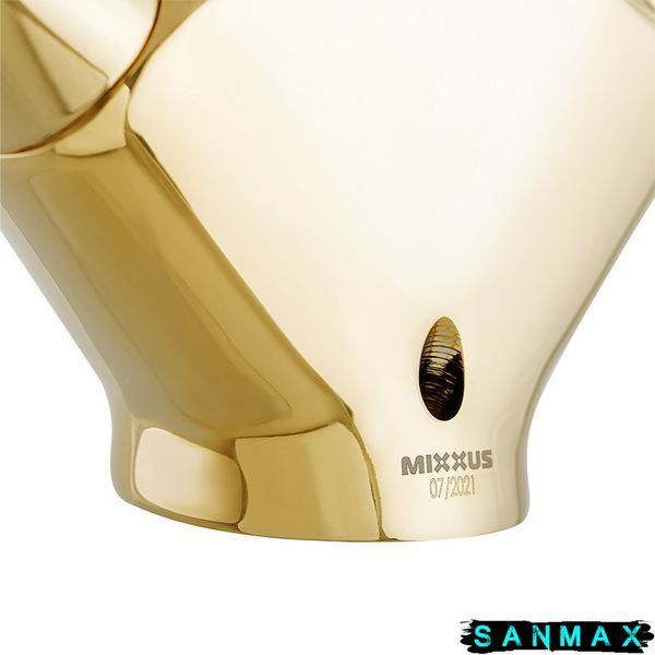 Змішувач для умивальника на шпильці Mixxus Premium Retro Gold-161 (MI5848) MI5848 фото