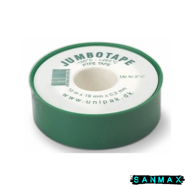 Фум стрічка Unipak Jumbotape Standard 10М*0,2mm*19mm (UP0612) UP0612 фото