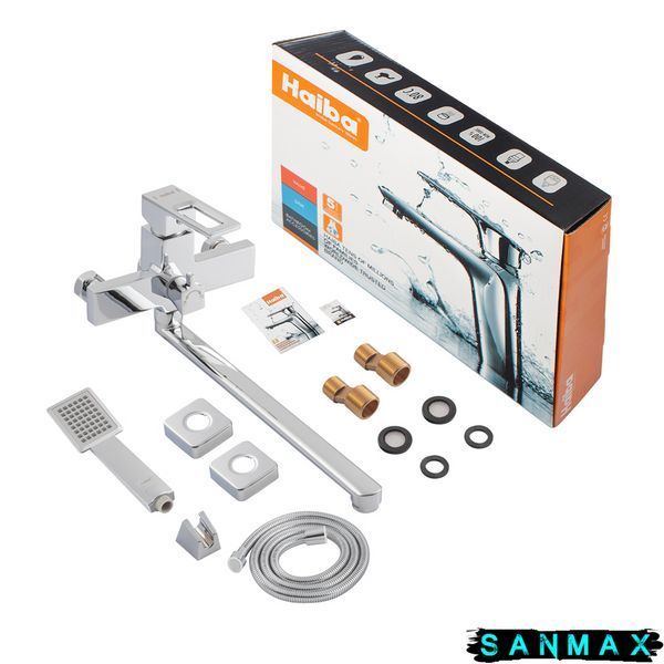 Змішувач для ванни Haiba Kant 006 Euro Хром (HB9602) HB9602 фото