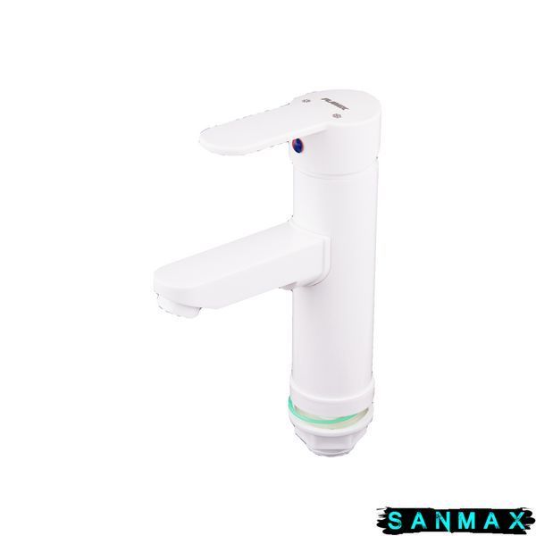 Змішувач для умивальника Plamix Raul-001-A Білий (без підведення) (PM0651) PM0651 фото