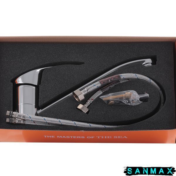 Змішувач для кухні на шпильці Haiba Maxx 004 Хром (HB0278) HB0278 фото