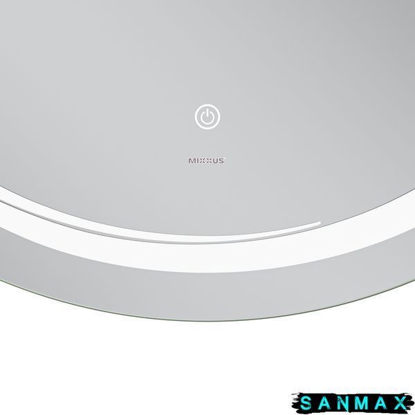 Дзеркало Mixxus Premium Wave MC04-90 (Led Touch, Anti-fog, димер (3-6,5kK)) (MP6637) MP6637 фото