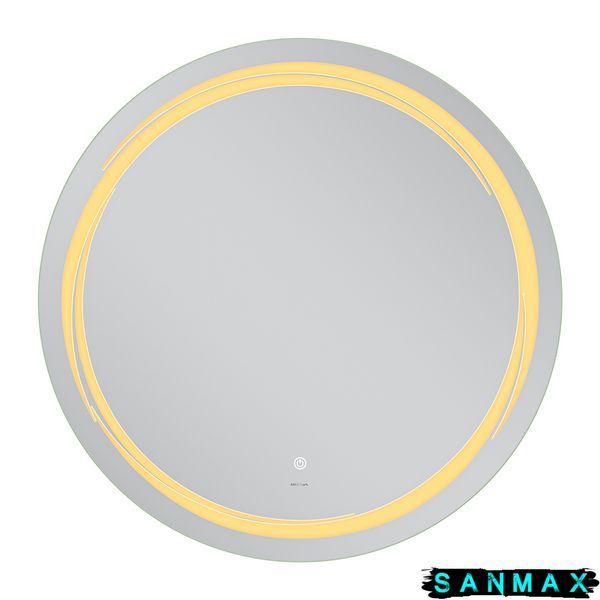 Дзеркало Mixxus Premium Wave MC04-90 (Led Touch, Anti-fog, димер (3-6,5kK)) (MP6637) MP6637 фото