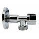 Кран приладовий Koer 1/2x3/8 з цангою Буксовий Хром (KR.510) (KR0147) KR0147 фото 1