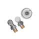 Комплект для підключення радіатора Koer SET-23 - 1/2'' кутовий з термоголовкою, клікове кріплення (KR5284) KR5284 фото 2