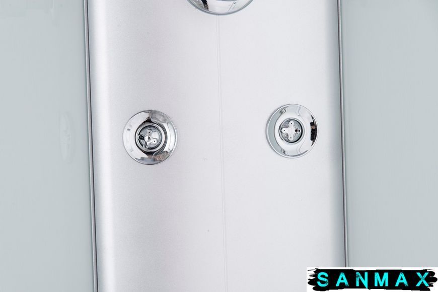 Бокс душовий з гідромасажем Mixxus Strong SBH02-90x90x215-GR Satin низький піддон (MI6891) MI6891 фото