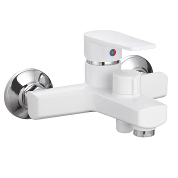 Змішувач для ванни Plamix Oscar-009 Euro Білий (без шланга та лійки) (PM0634) PM0634 фото