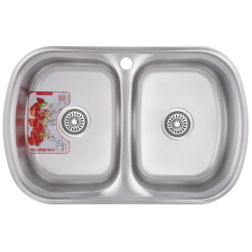 Мийка кухонна Zerix Z7749-08-180D (Decor) (ZM0566) ZM0566 фото