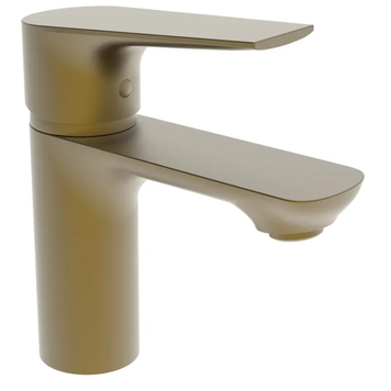 Змішувач для умивальника Haiba Milano 001 Brushed Gold Золото (HB9619) HB9619 фото