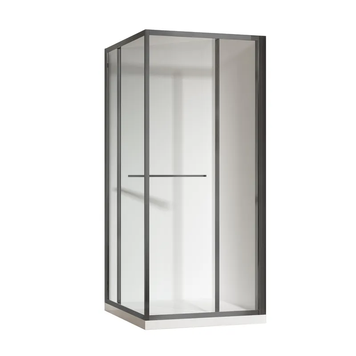Душова кабіна без піддону Koer SR SC09-90x90x200-L-TR-07 прозоре скло Easy Clean 6мм, графіт (KR5685) KR5685 фото