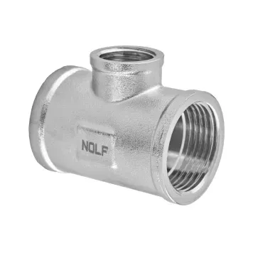 Трійник нікельований 1х1/2х1 ВВВ Nolf Nfc.T100610F-N (NF3095) NF3095 фото
