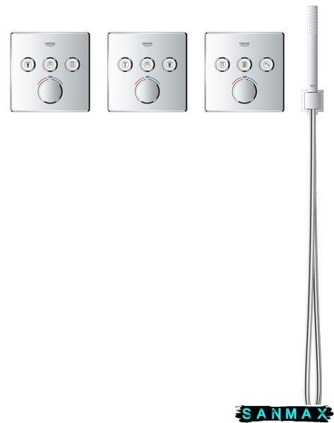 Шлангове підключення з тримачем Grohe Euphoria Cube (26370000) 26370000 фото