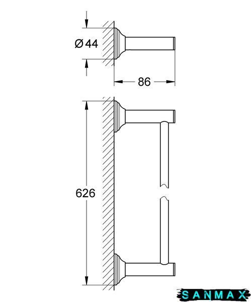 Тримач для рушників Grohe Essentials Authentic (40653001) 40653001 фото