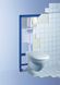 Інсталяція для унітазу пневмо Grohe Rapid SL кріплення без прокладки панель Хром Кругла (38721001) 38721001 фото 7