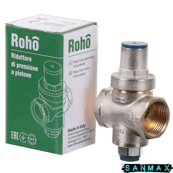 Редуктор тиску Roho R1201-050 - 1/2" ВВ, PN16 (1-5,5 бар) поршневий (RO0143) RO0143 фото