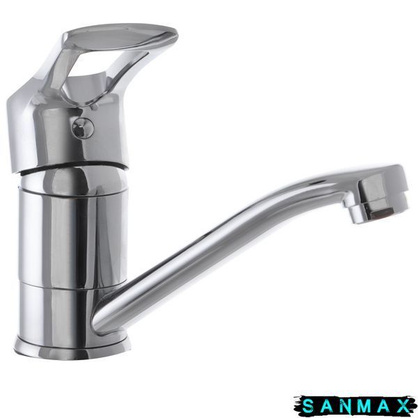 Змішувач для умивальника на гайці Haiba Hansberg 555 (15 см) (HB0215) HB0215 фото