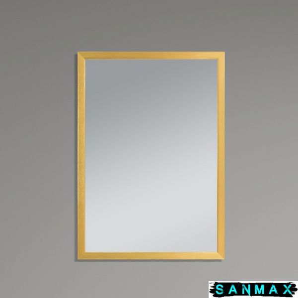 Дзеркало настінне Zerix Fonte MRZ09-60x85-Reverse Gold прямокутне в золотій рамі (ZX6211) ZX6211 фото