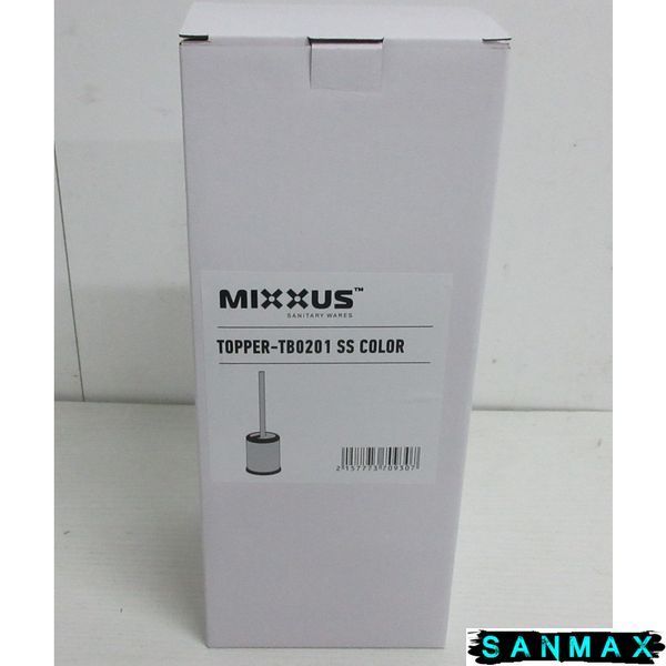 Йоршик для унітазу підлоговий Mixxus Topper-TB0201 SS Color Нерж (MI7093) MI7093 фото