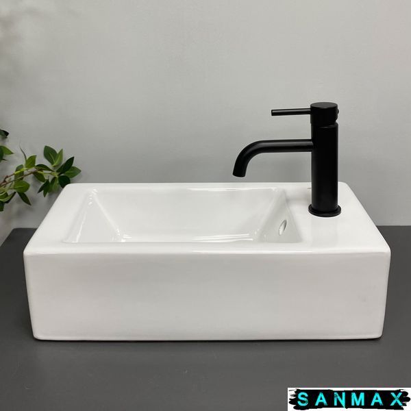 Умивальник накладний Vbi Anzi L Білий VBI-015619 фото