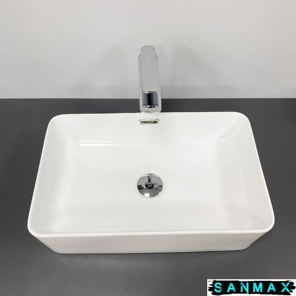 Умивальник накладний Vbi Arabba Білий VBI-013501 фото