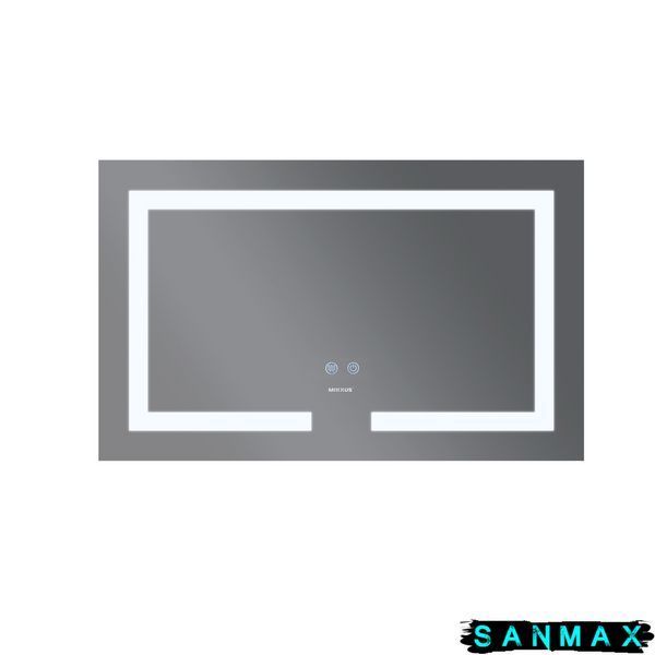 Дзеркало Mixxus Hard MR07-50x80 з Led Touch, Anti-fog, димером, регулюванням яскравості (MI6658) MI6658 фото