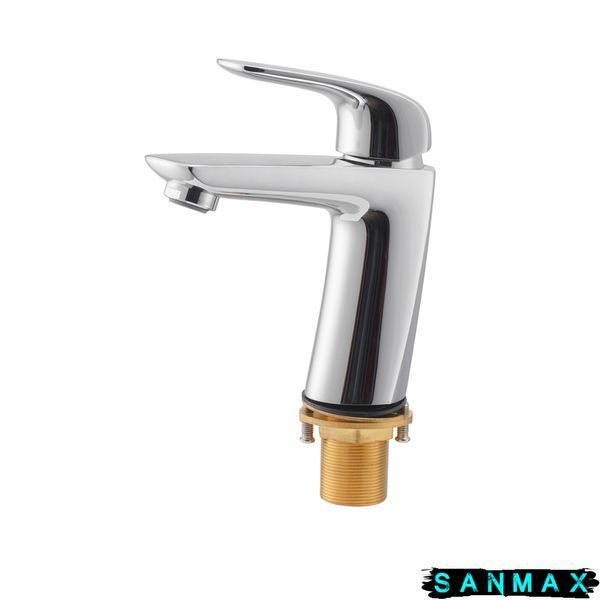 Змішувач для умивальника, хром Koer KB-10008-01 (KR3470) KR3470 фото