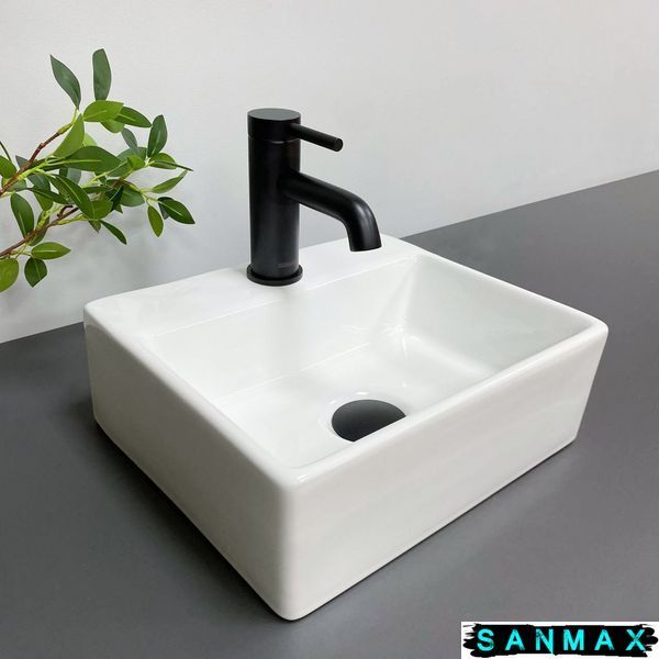 Умивальник накладний Vbi Komo Білий VBI-015600 фото